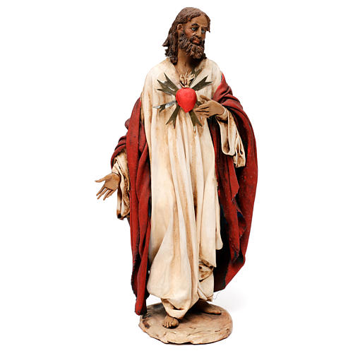 Sacred Heart of Jesus statue, Angela Tripi 30 cm 1