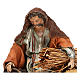 Berger sur âne 13 cm crèche Tripi s2