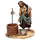 Woman at the water well, 18 cm nativity A. Tripi s1
