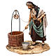 Woman at the water well, 18 cm nativity A. Tripi s3