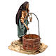 Woman at the water well, 18 cm nativity A. Tripi s4