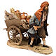 Nativity Scene figurine Man with cart, Angela Tripi 18 cm s1