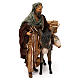 Shepherd with donkey, 18 cm nativity Tripi s4