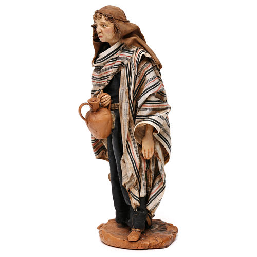 Nativity Scene figurine Man with pitcher, Angela Tripi 18 cm 3