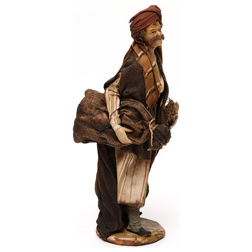 Nativity Scene figurine Man with sacks, Angela Tripi 18 cm 4