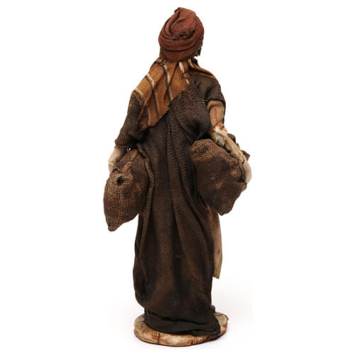 Nativity Scene figurine Man with sacks, Angela Tripi 18 cm 5