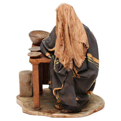 Nativity Scene figurine Man with lathe, Angela Tripi 18 cm 5