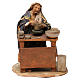 Nativity Scene figurine Man with lathe, Angela Tripi 18 cm s1
