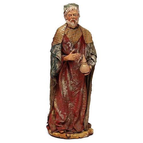 Três Reis Magos para Presépio Angela Tripi com figuras de altura média 25 cm 2