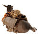 Loaded donkey for 30 cm Nativity scene, Angela Tripi s5