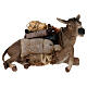 Asino con carico 30 cm presepe Tripi s1