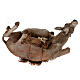 Asino con carico 30 cm presepe Tripi s6