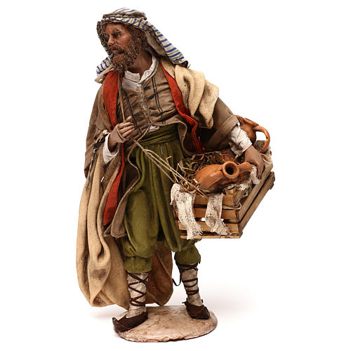 Pastore con anfore 30 cm presepe Tripi 1