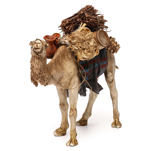 Dromedario 13 cm con carico presepe Angela Tripi 3