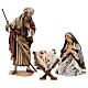 Heilige Familie, 3 Figuren, für 30 cm Krippe von Angela Tripi, Terrakotta s1