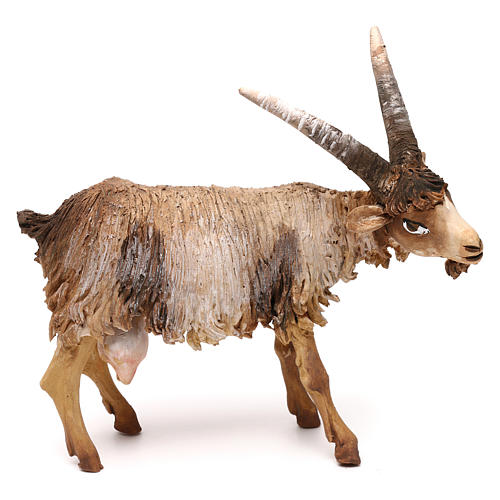 Goat in terracotta for 18 cm Nativity scene, Angela Tripi 1