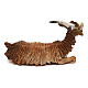Cabra deitada em terracota artesanal para Presépio Angela Tripi com figuras de altura média 13 cm s4