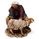 Man milking goat for 13 cm Nativity scene, Angela Tripi s1