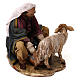 Shepherd milking 13 cm, in terracotta Angela Tripi s3