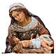 Nativity with Mary sitting for 18 cm Nativity scene, Angela Tripi s3