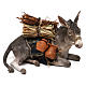 Sitting donkey for 13 cm Nativity scene, Angela Tripi s1