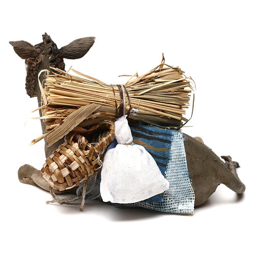 Donkey for 13 cm Nativity scene, Angela Tripi 4