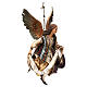 Flying Angel with Gloria banner for 30 cm Nativity scene, Angela Tripi s4