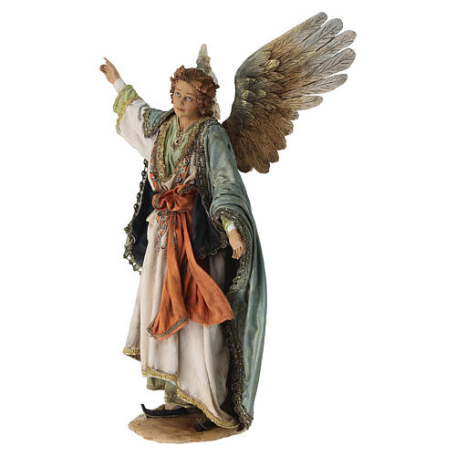 Angelo in piedi 30 cm presepe Angela Tripi 3