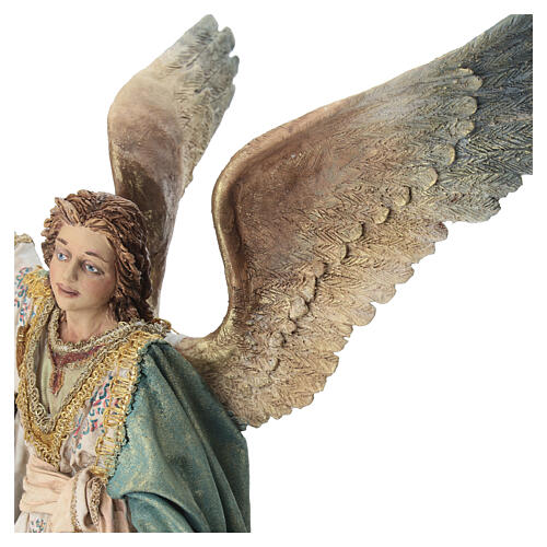 Anjo de pé Presépio Angela Tripi com figuras de altura média 30 cm 8