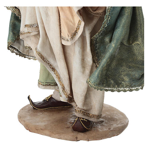 Anjo de pé Presépio Angela Tripi com figuras de altura média 30 cm 10