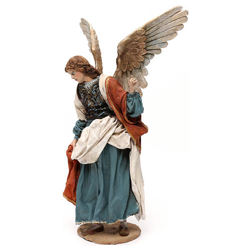 Angel standing 30 cm, nativity Angela Tripi 3