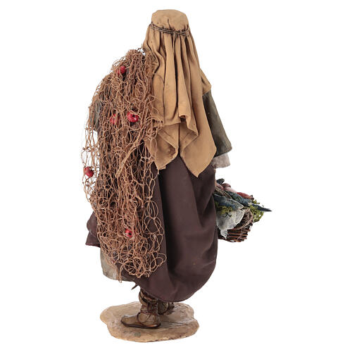 Fisherman with net 30 cm, Angela Tripi 10