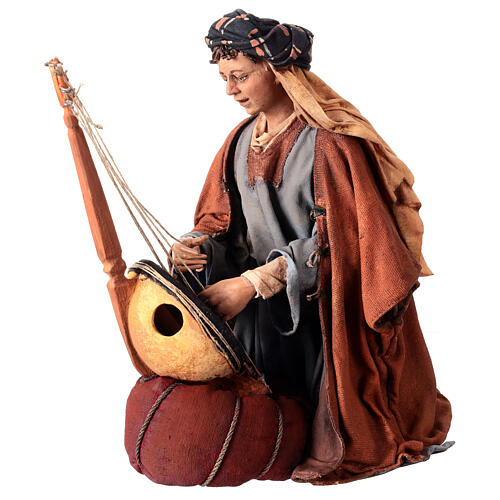 Musician for 30 cm Nativity scene, Angela Tripi 3