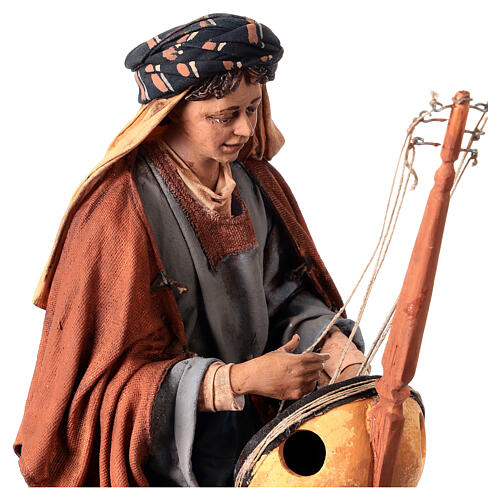 Musician for 30 cm Nativity scene, Angela Tripi 4