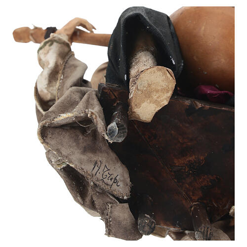Musician with guitar for 30 cm Nativity scene, Angela Tripi 11