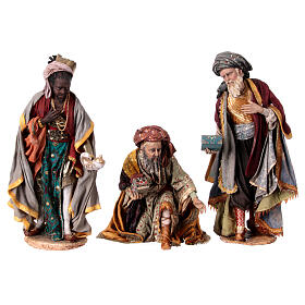 Heilige Drei Könige, für 30 cm Krippe von Angela Tripi, Terrakotta