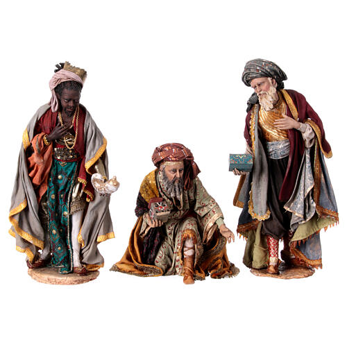 Heilige Drei Könige, für 30 cm Krippe von Angela Tripi, Terrakotta 1