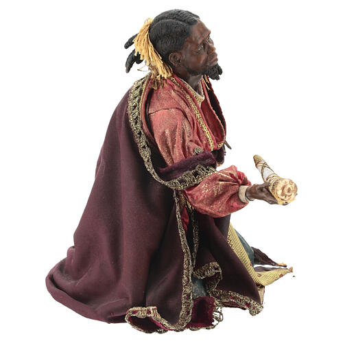 Reyes Magos 30 cm pesebre Angela Tripi 3 piezas 8