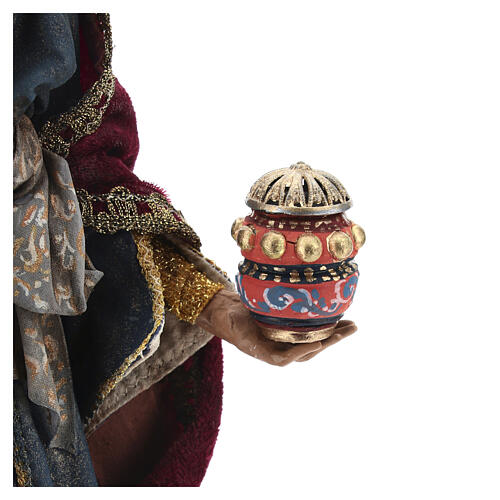Reyes Magos 30 cm pesebre Angela Tripi 3 piezas 13