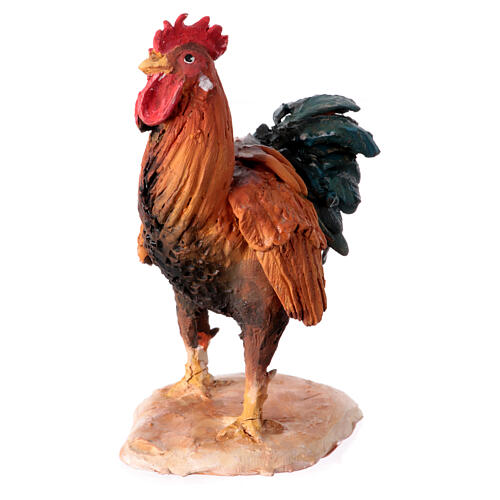 Rooster for 30 cm Nativity scene, Angela Tripi 2