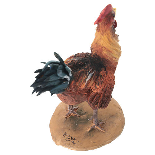 Rooster for 30 cm Nativity scene, Angela Tripi 5