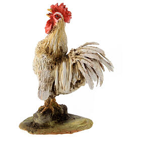 Coq qui chante pour crèche 30 cm Angela Tripi