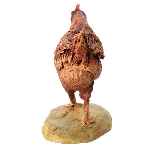 Chicken walking for 30 cm Nativity scene, Angela Tripi 4