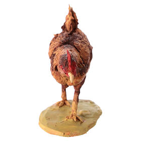 Gallina che cammina presepe 30 cm Tripi