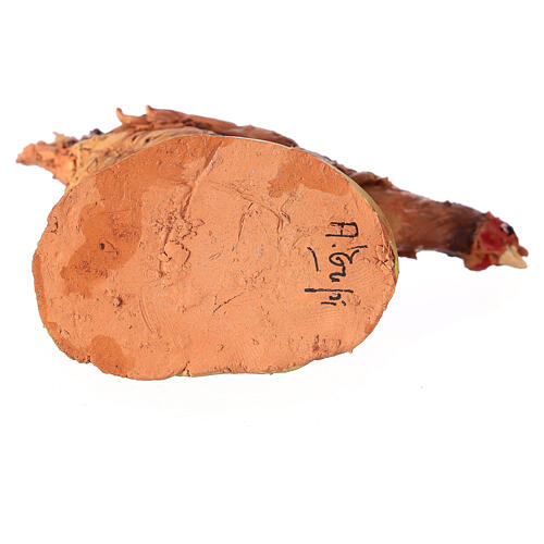 Gallina che cammina presepe 30 cm Tripi 5