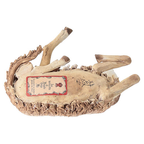 Mouton assis pour crèche 30 cm Angela Tripi 6