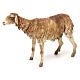 Mouton marron pour crèche 30 cm Angela Tripi s3