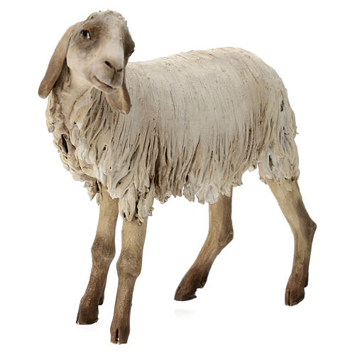 Stehendes Schaf, für 30 cm Krippe von Angela Tripi, Terrakotta 2