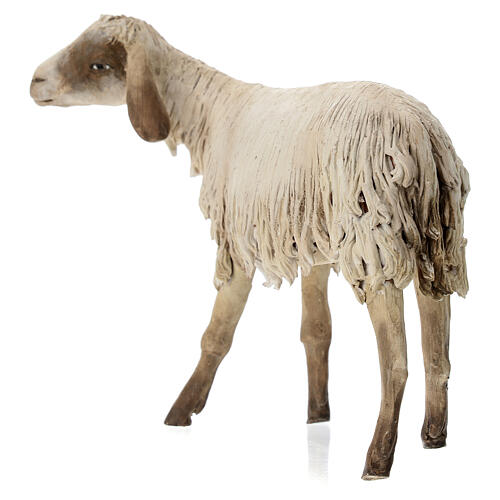 Stehendes Schaf, für 30 cm Krippe von Angela Tripi, Terrakotta 3