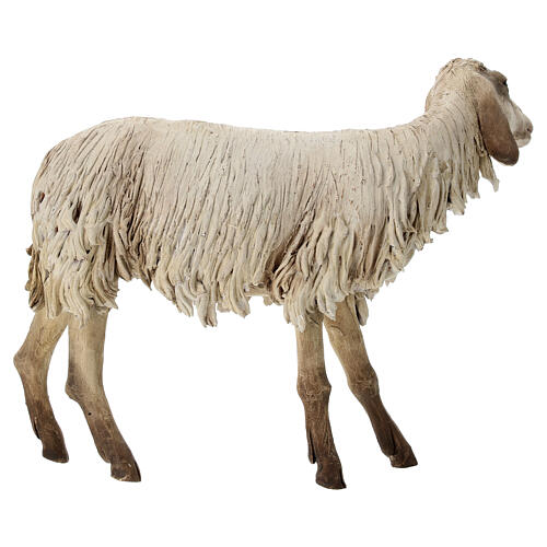 Stehendes Schaf, für 30 cm Krippe von Angela Tripi, Terrakotta 4